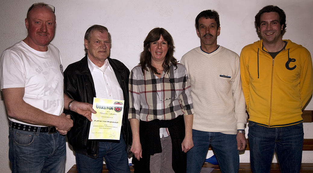 Langjährige Mitglieder erhalten Ehrungen