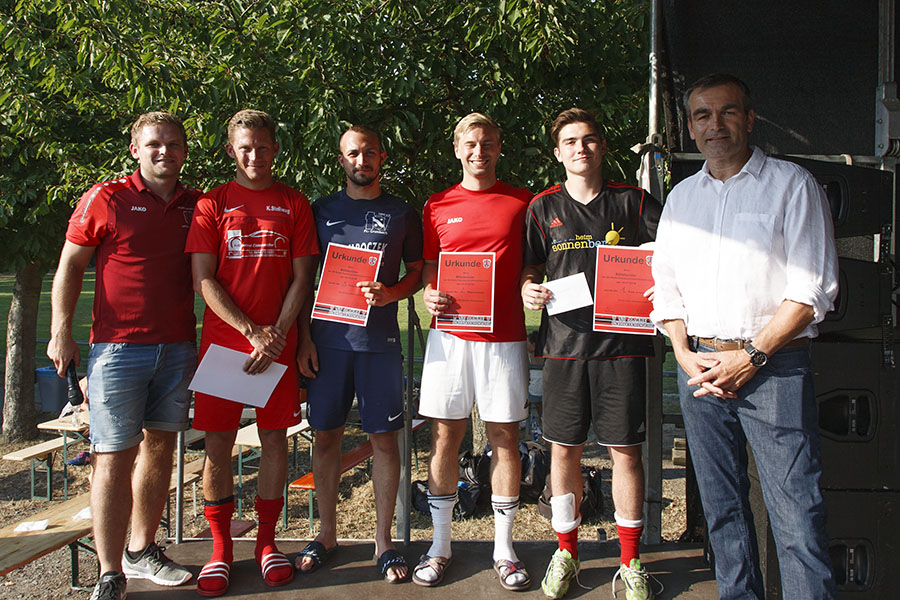 Sieger vom Blitzturnier am 14. Juli 2018