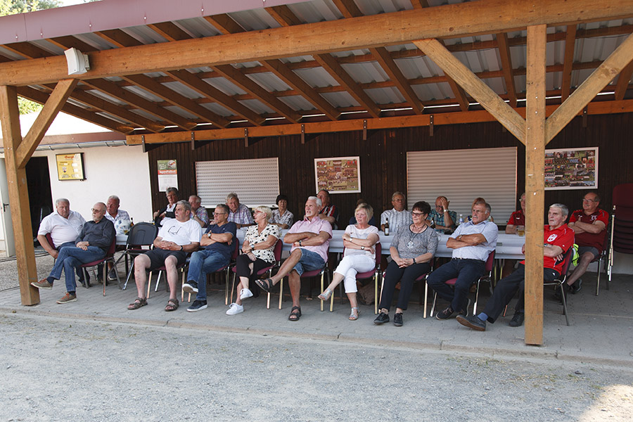 Die Gründungsmitglieder der SG am 14. Juli 2018