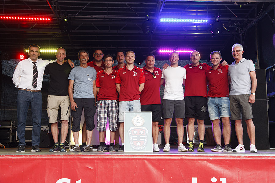 Der Vorstand der SG am 14. Juli 2018